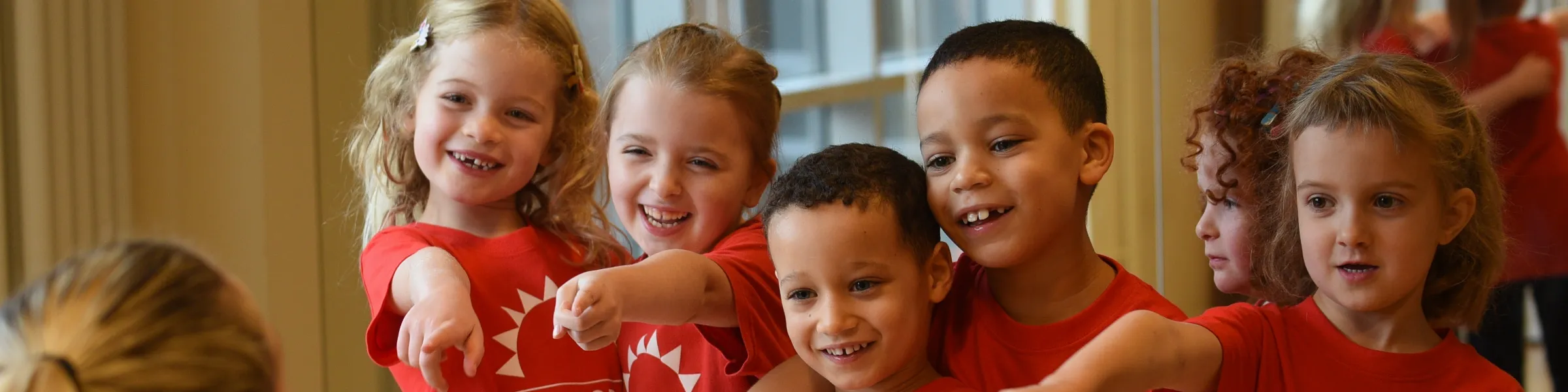 Child acting in drama class